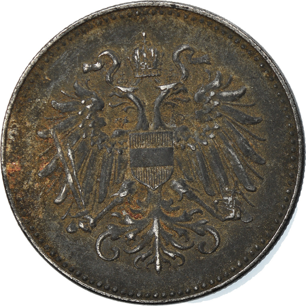 Coin, Hungary, 20 Fillér, 1918, EF(40-45), Iron, KM:498