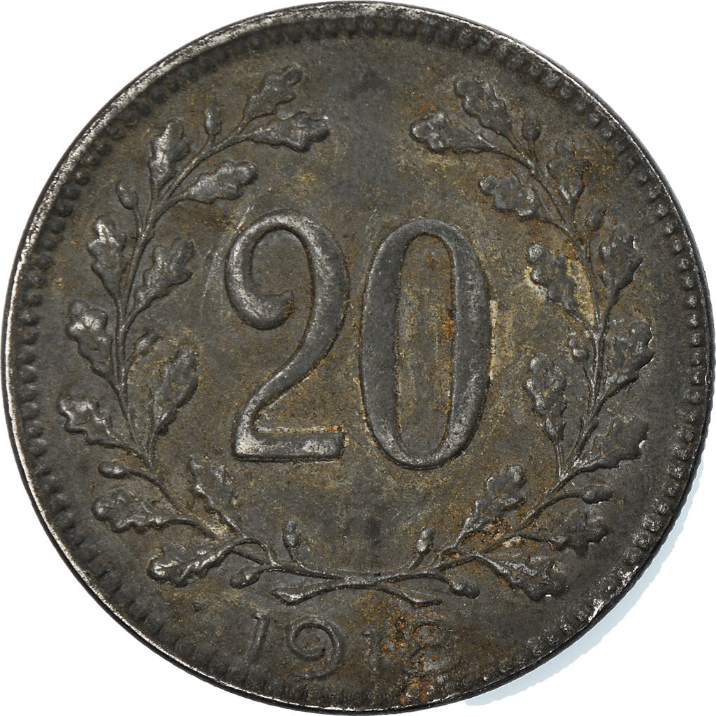 Coin, Hungary, 20 Fillér, 1918, EF(40-45), Iron, KM:498