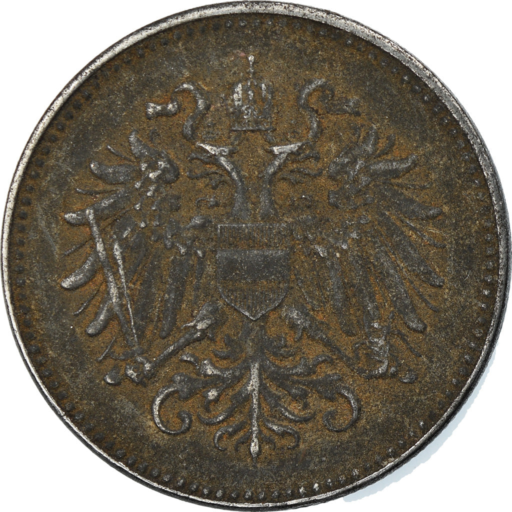 Coin, Hungary, 20 Fillér, 1918, EF(40-45), Iron, KM:498