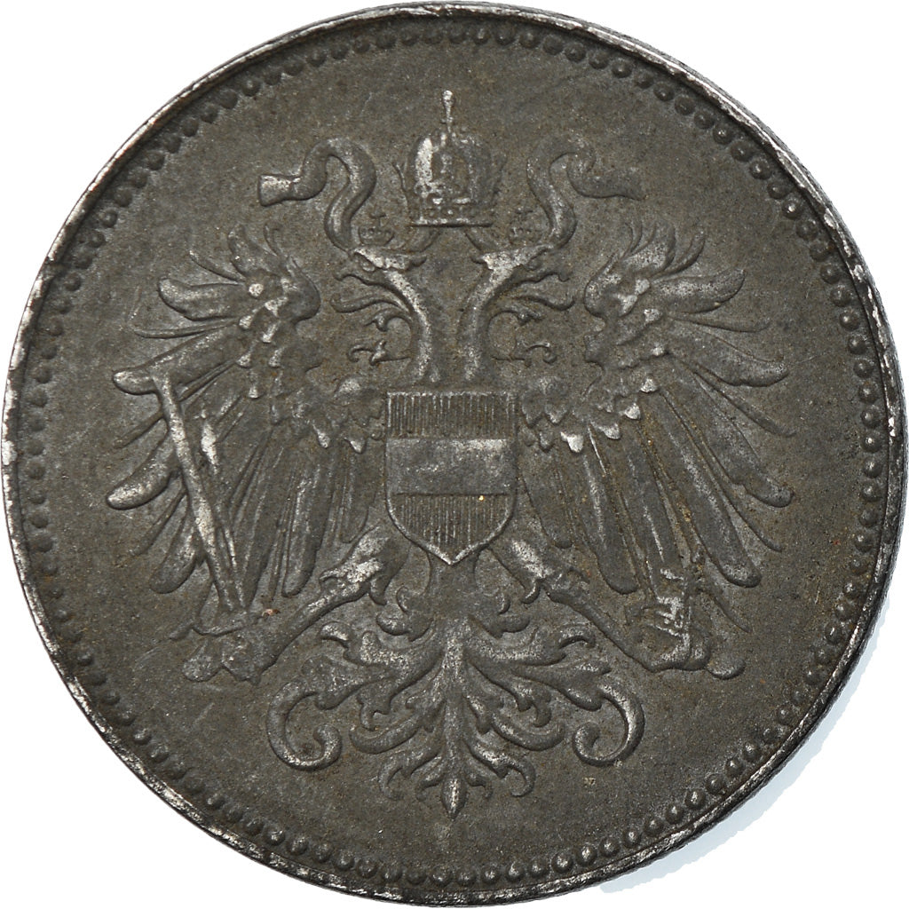 Coin, Hungary, 20 Fillér, 1918, EF(40-45), Iron, KM:498