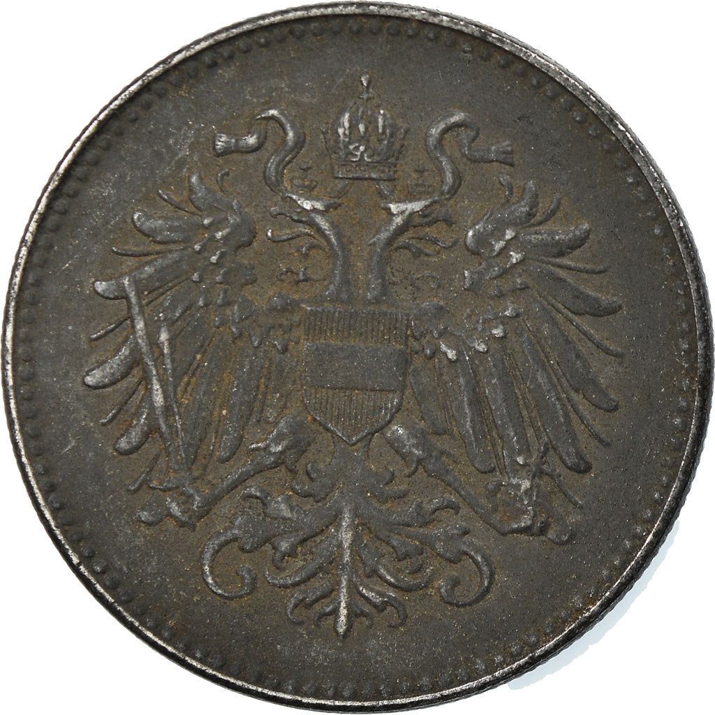 Coin, Hungary, 20 Fillér, 1918, EF(40-45), Iron, KM:498