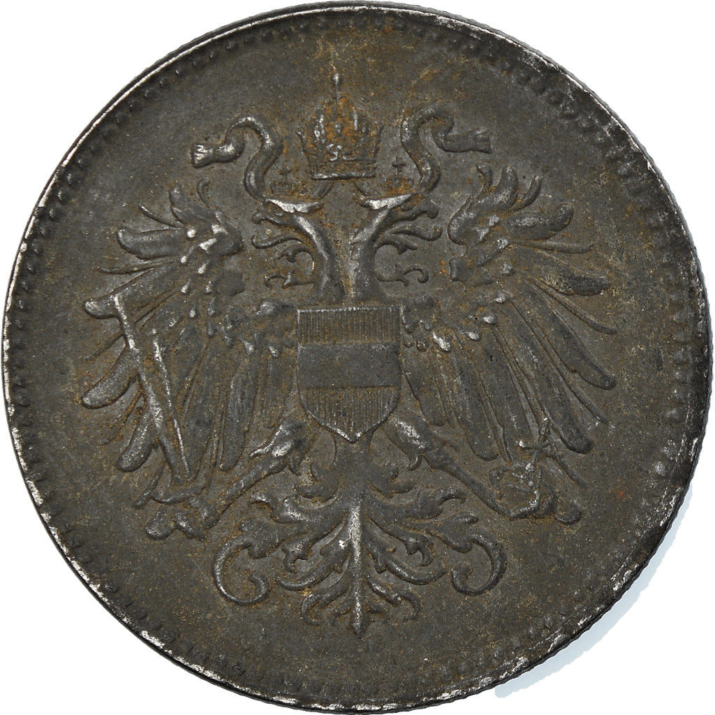 Coin, Hungary, 20 Fillér, 1918, EF(40-45), Iron, KM:498