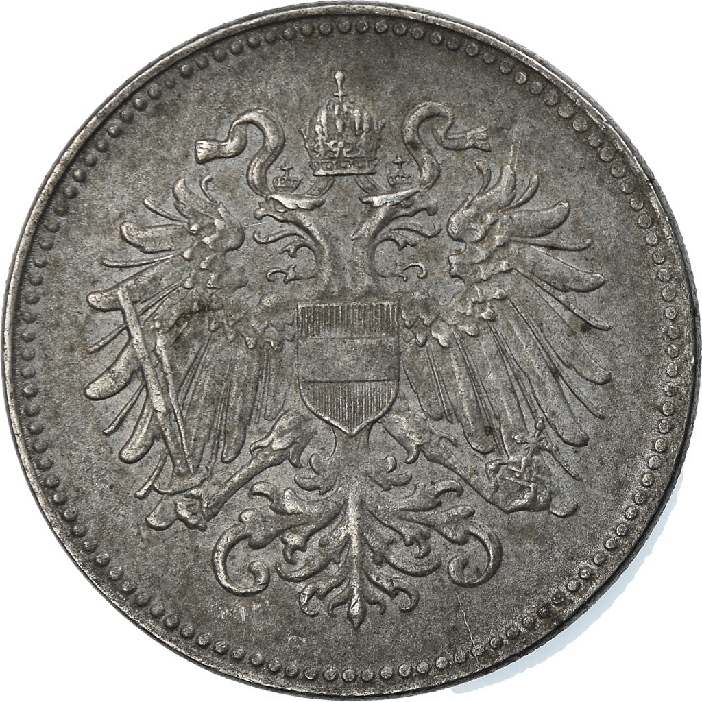 Coin, Hungary, 20 Fillér, 1918, EF(40-45), Iron, KM:498
