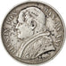 ITALIAN STATES, 2-1/2 Lire, 1867, Roma, KM #1384, AU(50-53), Silver, 12.45