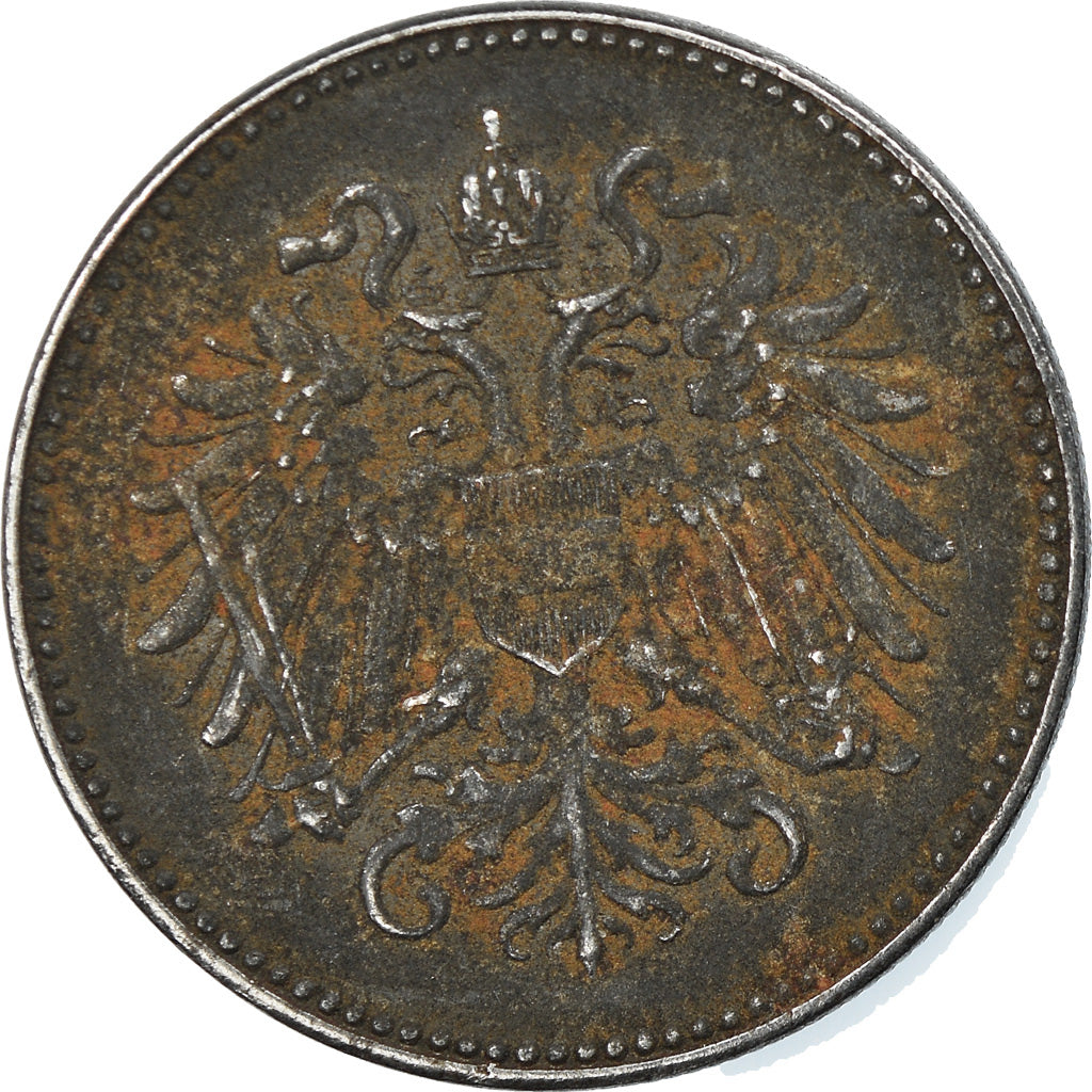 Coin, Hungary, 20 Fillér, 1918, EF(40-45), Iron, KM:498
