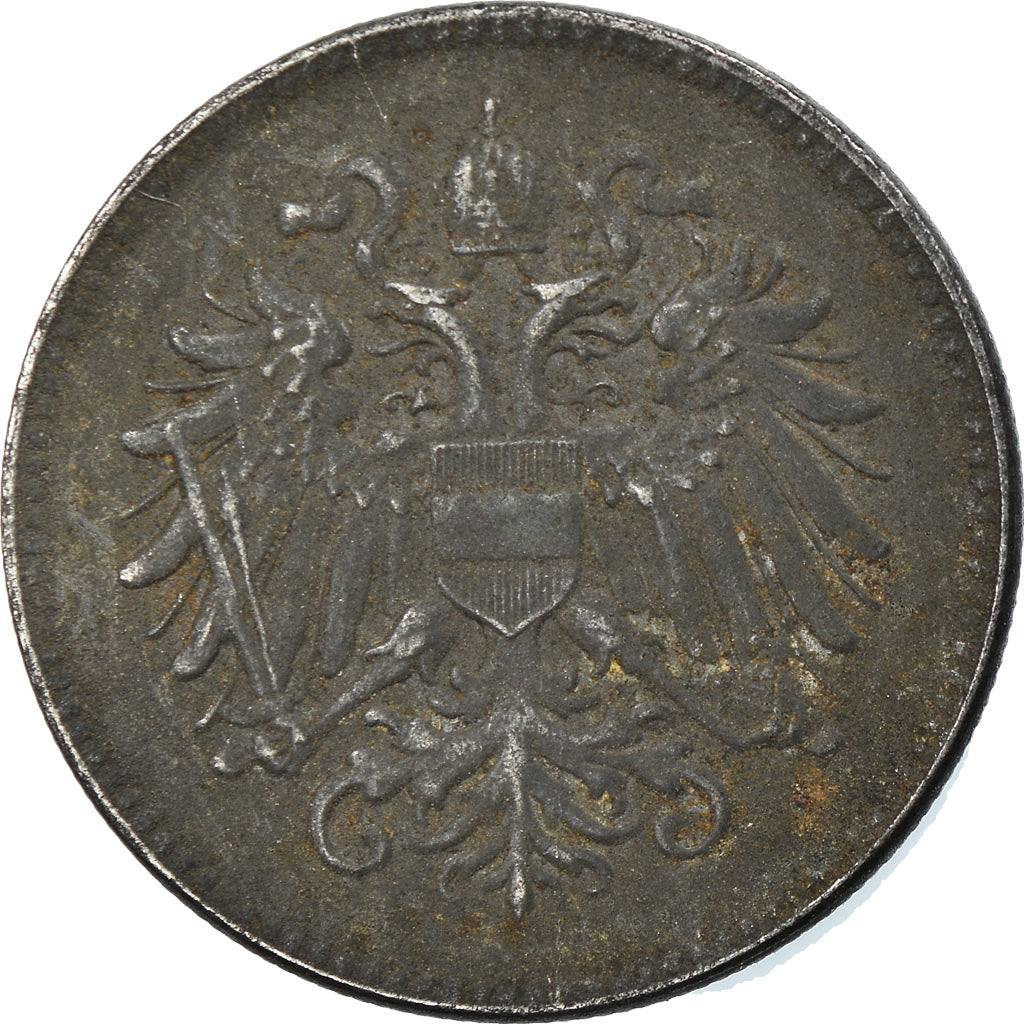 Coin, Hungary, 20 Fillér, 1918, EF(40-45), Iron, KM:498