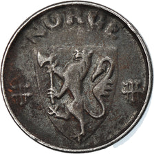 Coin, Norway, Haakon VII, Ore, 1944, EF(40-45), Iron, KM:387