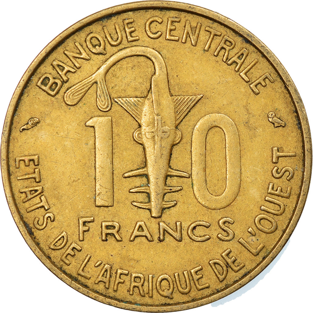Moneta, Stati dell'Africa occidentale, 10 Francs, 1966, BB