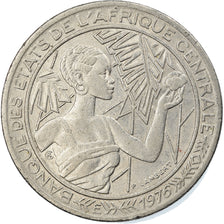 Coin, Central African States, 500 Francs, 1976, Paris, EF(40-45), Nickel, KM:12