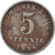 Moneta, GERMANIA - IMPERO, 5 Pfennig, 1918, Berlin, BB, Ferro, KM:19