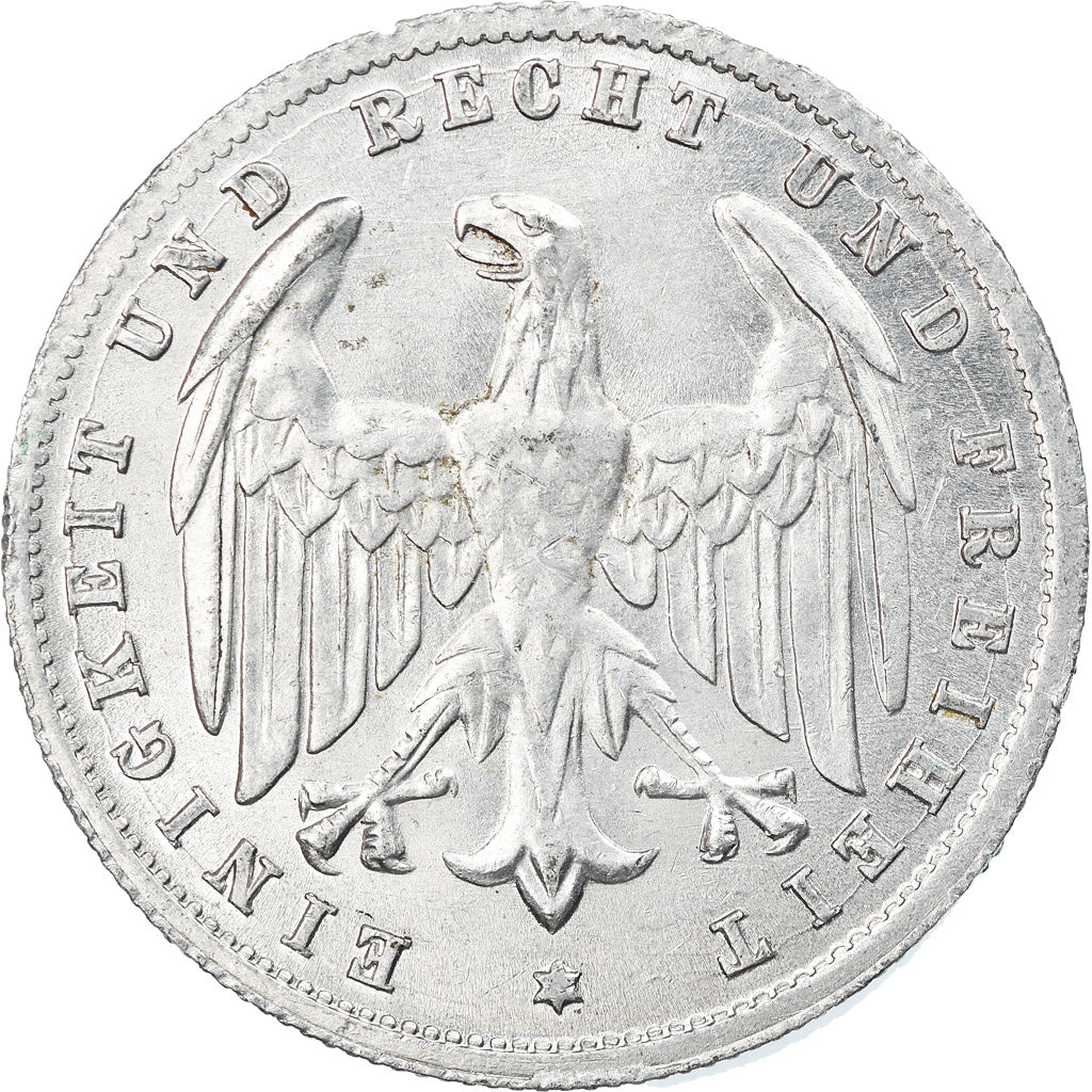 Coin, GERMANY, WEIMAR REPUBLIC, 500 Mark, 1923, Berlin, EF(40-45), Aluminum