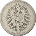 Coin, GERMANY - EMPIRE, Wilhelm I, 10 Pfennig, 1876, Frankfurt, VF(20-25)
