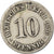 Monnaie, GERMANY - EMPIRE, Wilhelm I, 10 Pfennig, 1876, Frankfurt, TB