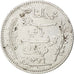 TUNISIA, Franc, 1908, Paris, KM #238, EF(40-45), Silver, 4.92