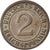 Moneda, ALEMANIA - REPÚBLICA DE WEIMAR, 2 Reichspfennig, 1924, Hambourg, MBC