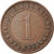 Coin, GERMANY, WEIMAR REPUBLIC, Rentenpfennig, 1924, Muldenhütten, EF(40-45)