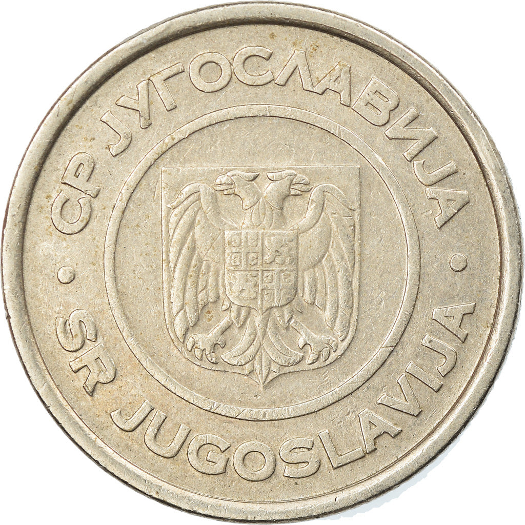 Monnaie, Yougoslavie, 2 Dinara, 2000, Belgrade, TTB, Copper-Nickel-Zinc, KM:181