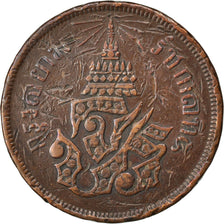 THAILAND, 4 Att, 1/16 Baht = 1 Sik, 1876, KM #20, VF(20-25), Copper, 21.54