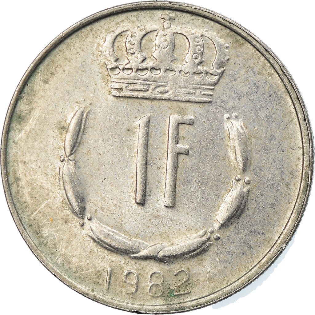 Munten, Luxemburg, Jean, Franc, 1982, ZF, Copper-nickel, KM:55