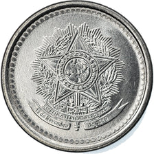 Coin, Brazil, 100 Cruzeiros, 1985, EF(40-45), Stainless Steel, KM:595