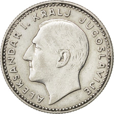 YUGOSLAVIA, 10 Dinara, 1931, London, KM #10, EF(40-45), Silver, 25, 6.95