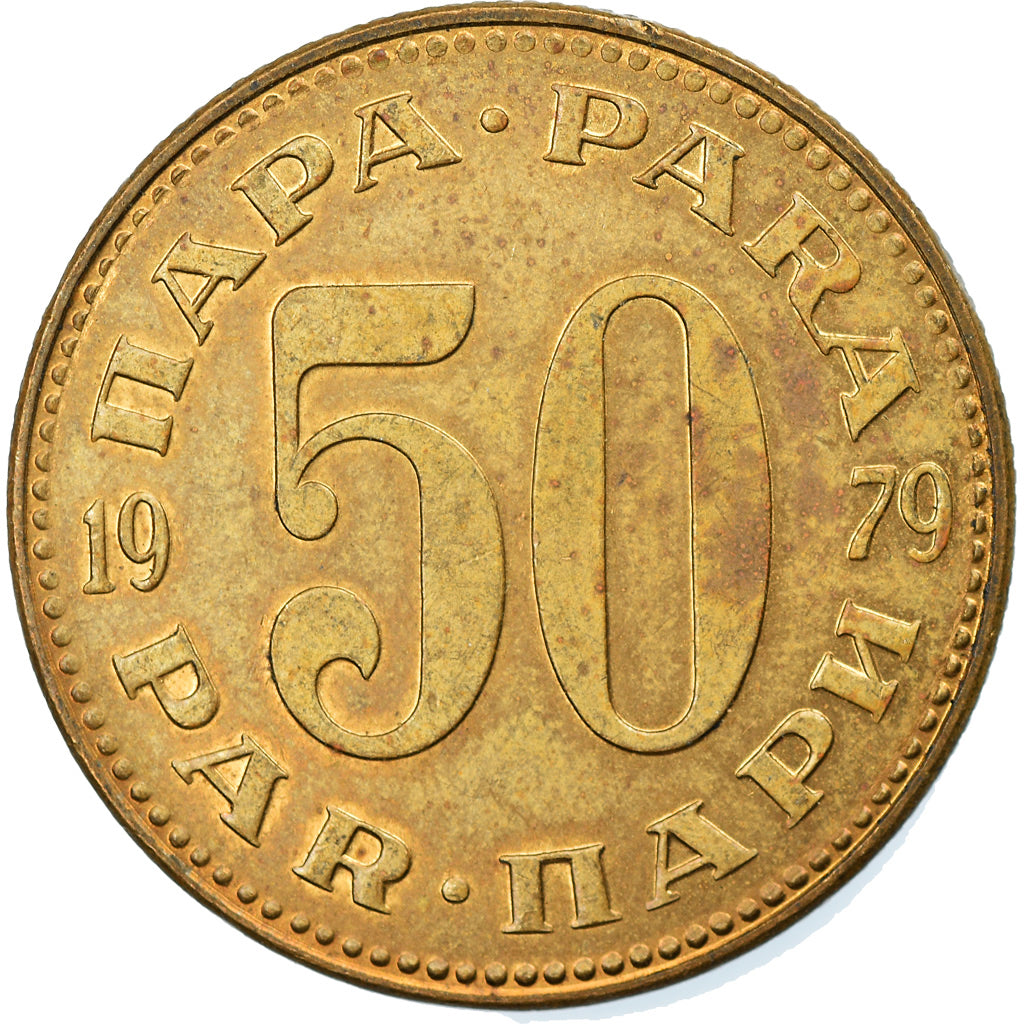 Moneta, Iugoslavia, 50 Para, 1979, BB, Ottone, KM:46.2