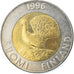 Coin, Finland, 10 Markkaa, 1996, EF(40-45), Bi-Metallic, KM:77