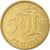 Moneda, Finlandia, 50 Penniä, 1976, MBC, Aluminio - bronce, KM:48