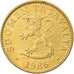 Coin, Finland, 50 Penniä, 1986, EF(40-45), Aluminum-Bronze, KM:48
