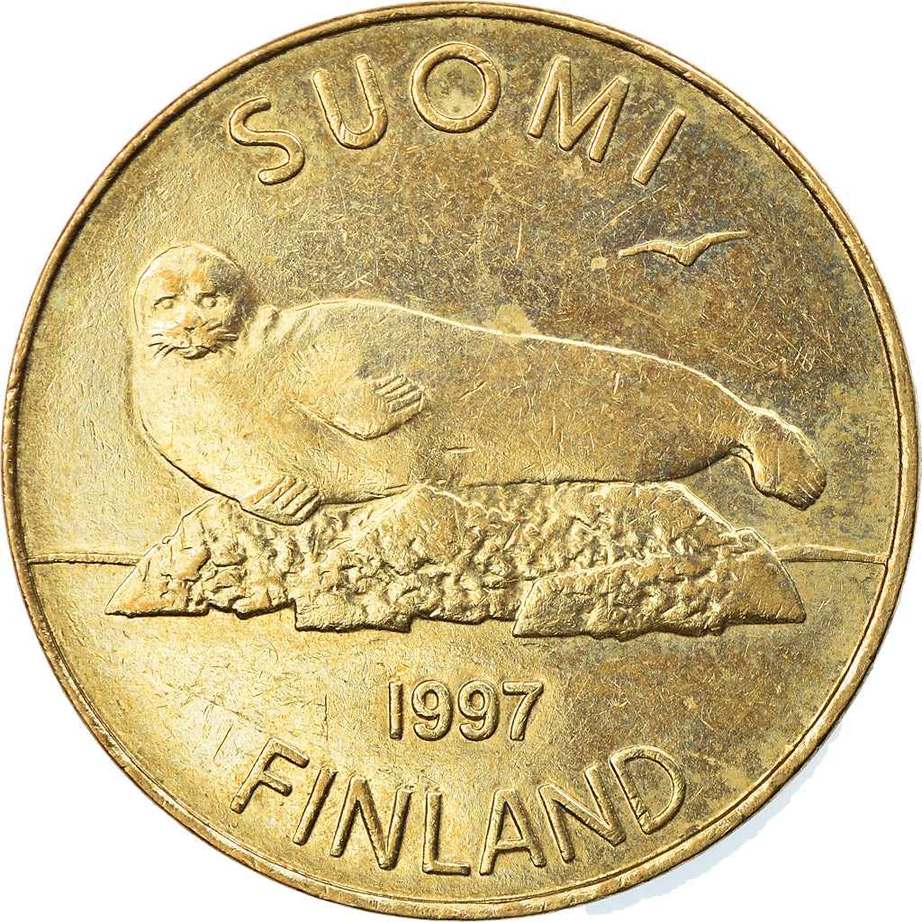 Monnaie, Finlande, 5 Markkaa, 1997, TTB, Copper-Aluminum-Nickel, KM:73