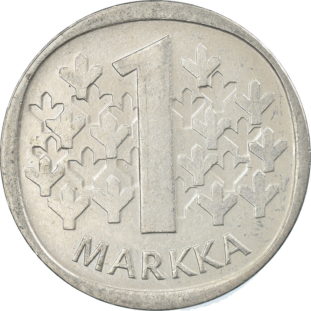 Moneda, Finlandia, Markka, 1988, MBC, Cobre - níquel, KM:49a