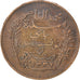 Munten, Tunisië, Muhammad al-Nasir Bey, 5 Centimes, 1914, Paris, ZF, Bronze