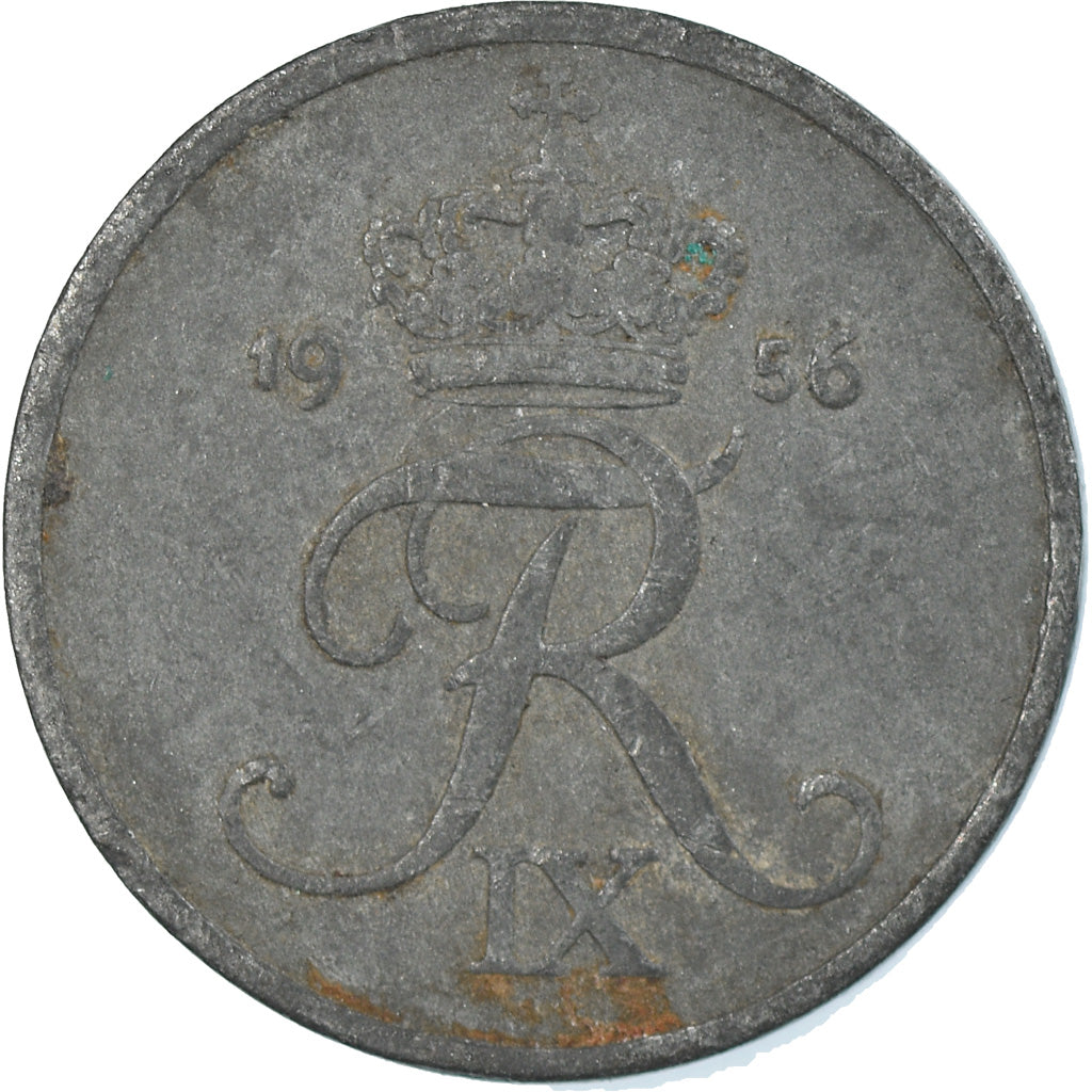 Monnaie, Danemark, Frederik IX, Ore, 1956, Copenhagen, TTB, Zinc, KM:839.2