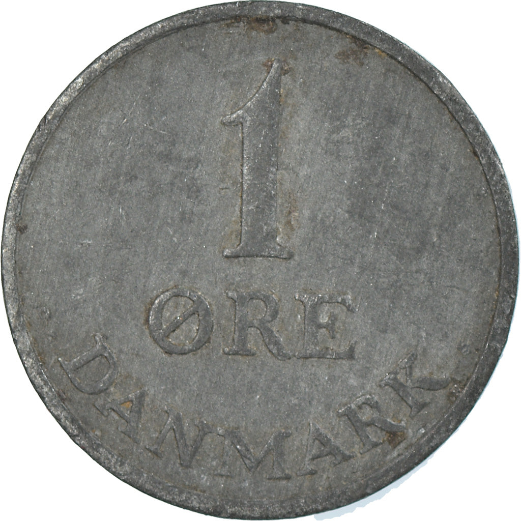 Monnaie, Danemark, Frederik IX, Ore, 1956, Copenhagen, TTB, Zinc, KM:839.2