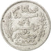 Tunisia, Muhammad al-Nasir Bey, 50 Centimes, 1917, Paris, BB+, Argento, KM:237