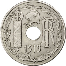 Moneta, Francia, 25 Centimes, 1913, SPL, Nichel, Gadoury:73.2