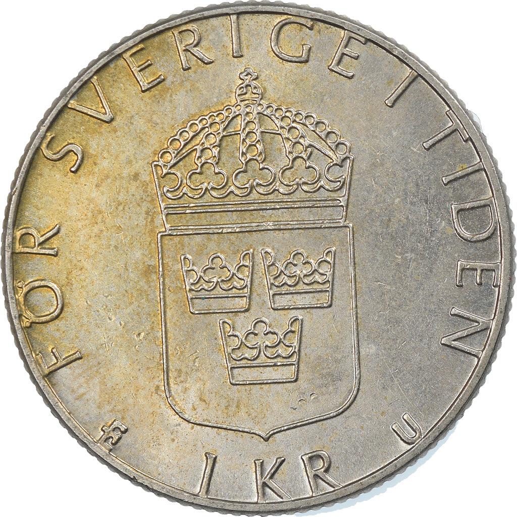 Coin, Sweden, Carl XVI Gustaf, Krona, 1985, EF(40-45), Copper-nickel, KM:852a