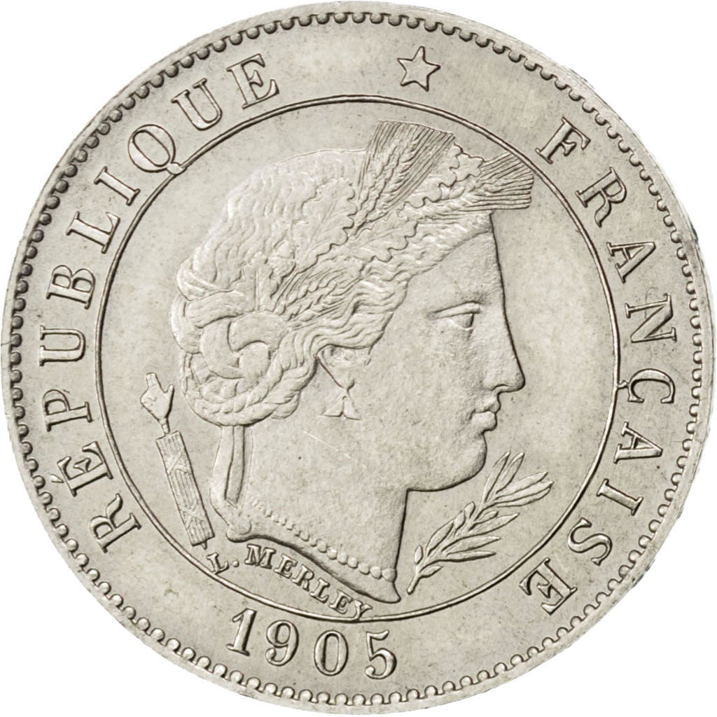 Coin, France, 5 Centimes, 1905, Paris, MS(63), Nickel