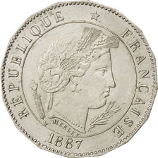 Coin, France, 5 Centimes, 1887, Paris, MS(63), Maillechort, Gadoury:13.4