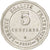 Moneda, Francia, 5 Centimes, 1887, Paris, SC, Maillechort, Gadoury:13.3
