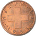 Coin, Switzerland, Rappen, 1986, Bern, EF(40-45), Bronze, KM:46