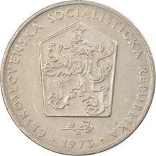 Coin, Czechoslovakia, 2 Koruny, 1973, EF(40-45), Copper-nickel, KM:75
