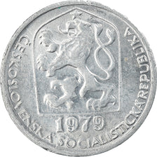 Coin, Czechoslovakia, 5 Haleru, 1979, EF(40-45), Aluminum, KM:86