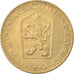 Moneda, Checoslovaquia, Koruna, 1990, MBC, Aluminio - bronce, KM:50