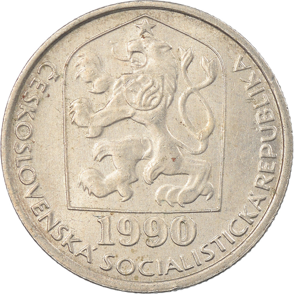 Monnaie, Tchécoslovaquie, 50 Haleru, 1990, TTB, Copper-nickel, KM:89