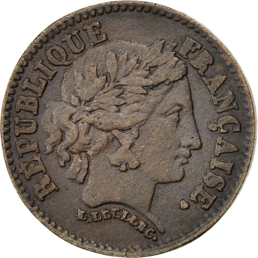 Monnaie, France, 20 Francs, 1848, TTB, Cuivre, Gadoury:1049