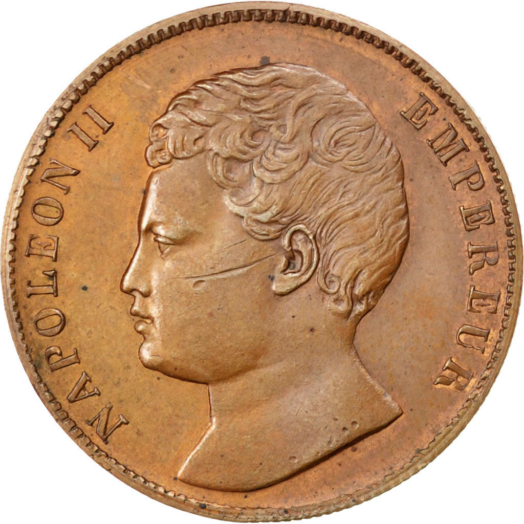 FRANCE, 5 Centimes, 1816, AU(55-58), Bronze, Gadoury #133, 10.48