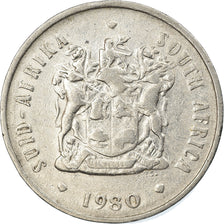 Monnaie, Afrique du Sud, 20 Cents, 1980, TTB, Nickel, KM:86