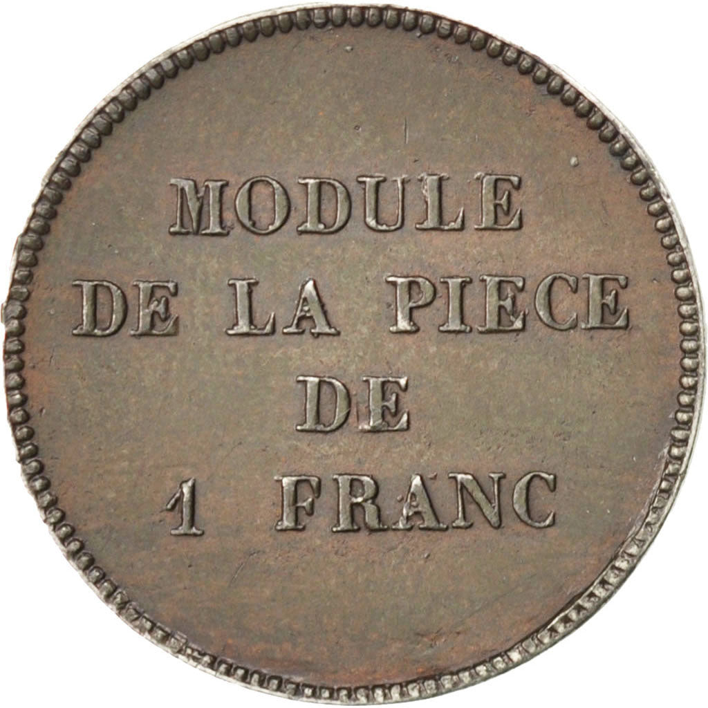 Coin, France, 1 Franc, AU(50-53), Tin, Gadoury:454