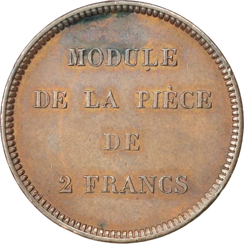 Coin, France, 2 Francs, AU(55-58), Bronze, Gadoury:521